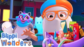 Blippis Search for His Halloween Costume  Fun Halloween Videos For Kids [upl. by Ellehsyt241]