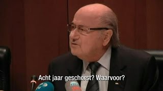 Blatter snapt niks van schorsing [upl. by Pine]