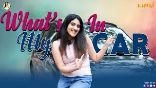 Whats In My Car  Dhanya balakrishna kanuricreations [upl. by Vanny661]