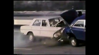 Unusual Crash Test Footage [upl. by Brigg33]