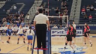 Kendra Stanford vs Bowie 9 10 [upl. by Suiradel]