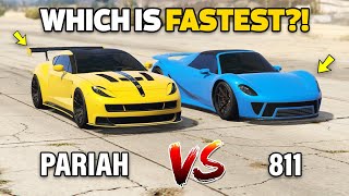 GTA 5 ONLINE  PARIAH VS 811 WHICH IS FASTEST [upl. by Aisiram537]