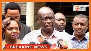 Rigathi Gachagua speaks after sudden illness impeachment and hospital admission for three days [upl. by Johna905]