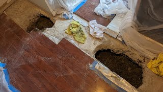 Clogged Kitchen Sink Led to Indoor SubSlab Work We Tried Plunger Snake and Plumber [upl. by Biles]