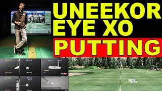 UNEEKOR EYE XO  Putting Review using E6 Connect [upl. by Eilsehc]