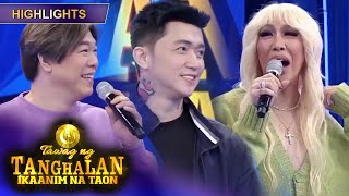 Vice Ganda finds out how MC and TNT contender Rowell met  Tawag Ng Tanghalan [upl. by Otrebron]