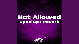 Not Allowed Sped Up  Reverb  Remix [upl. by Ahsaetan]