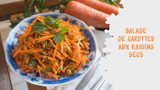 Salade de carottes aux raisins secs [upl. by Aurlie]