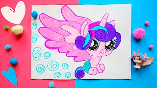 How to draw Flurry Heart from My Little Pony [upl. by Eirrot]