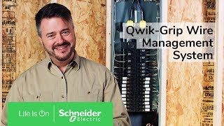 Plugon Neutral Load Centers with QwikGrip Wire Management System  Schneider Electric [upl. by Munt774]