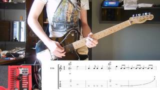 Muse  Unsustainable guitar cover with tabs and correct effects [upl. by Cleave408]