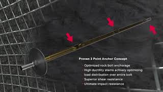 Normet Rock Reinforcement DBolt® The Dynamic Rock Bolt [upl. by Starr638]