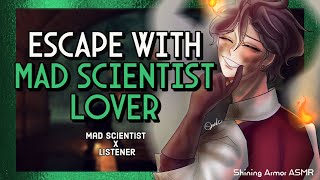 M4F Escaping With Mad Scientist Lover ASMR Roleplay Scientist X Listener Action Steampunk [upl. by Ainyt63]