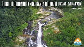 Circuito Ferradura e Garganta do Diabo Enxame de Abelhas e Cabeça Dágua [upl. by Ilario]