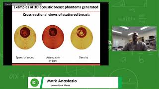 Prof Mark Anastasio  Recent advances in image reconstruction for ultrasound computed tomography [upl. by Illene]