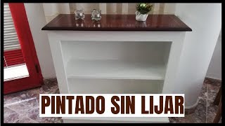 MUEBLE PINTADO SIN LIJAR Y CON SPRAY I CON TUS MANOS DECORA [upl. by Marve]