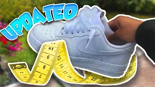 WHAT SIZE Should You Get In Air Force 1s UPDATED [upl. by Orlina]