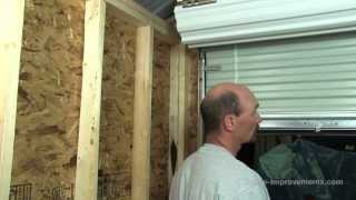 How To Build A Shed  Part 5 Installing A Metal RollUp Door [upl. by Marc638]