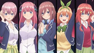 Gotoubun no Hanayome Opening Full Season 2  Gotoubun no Katachi Full Version Color Coded  Lyrics [upl. by Aid]