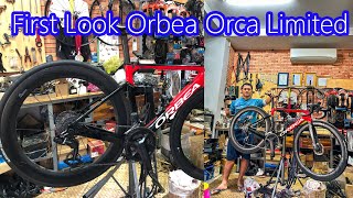 First Look  Roade Bike Orbea Orca Ltd In Cambodia  CB Cycling  Poleak [upl. by Yelsehc]