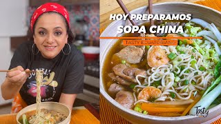 SOPA DE FIDEO CHINA … Feliz año nuevo del Conejo [upl. by Waylen]