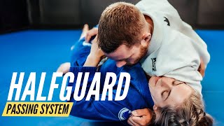 How To Pass Half Guard  BJJ Fundamentals [upl. by Annuahsal]