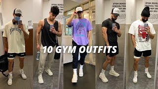 10 Outfits for the Gym  Workout Fit Ideas for Guys [upl. by Ecinaj]