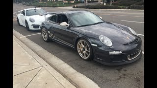 Porsche 9911 GT3 v 9972 GT3 RS head to head [upl. by Erlewine]