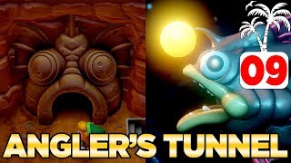 The Anglers Tunnel amp Angler Fish in Links Awakening Switch  100 Walkthrough 09 [upl. by Hastings]