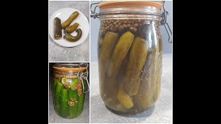 Comment faire des cornichons 100 maison [upl. by Yddet48]