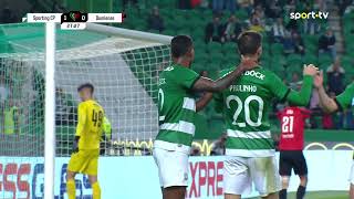 Golo Paulinho Sporting 20 Dumiense  Taça de Portugal  sport tv [upl. by Lah]