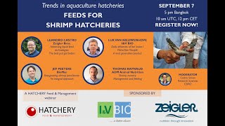 Trends in aquaculture hatcheries Feeds for shrimp hatcheries [upl. by Dey]