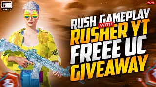 Pubg Live With Rusher YT I Arbi Tournament 250 youtubeshorts pubgmobile shortslive [upl. by Atimed]