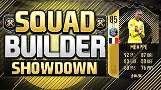 FIFA 18 SQUAD BUILDER SHOWDOWN STRIKER INFORM MBAPPE [upl. by Hyacintha]