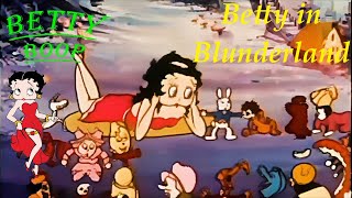 Betty Boop  Betty in Blunderland 1934  Colorized HD [upl. by Joanie]