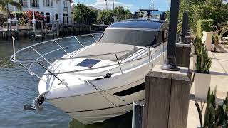 Princess V50 with Volvo IPS amp SidePower thruster  check out this Dockmate Twist joystick demo [upl. by Innavoj]