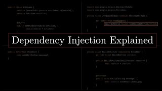 What is Dependency Injection with Java examples [upl. by Laup]