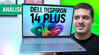 DELL INSPIRON 14 PLUS NOTEBOOK com SNAPDRAGON acerta em BATERIA e DESEMPENHO  Análise  Review [upl. by Ldnek]