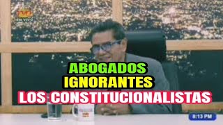 ABOGADOS IGNORANTES LOS CONSTITUCIONALISTAS bukele asamblealegislativa [upl. by Thomey]