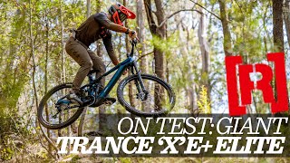 Giant Trance X Advanced E Elite 2024  REVIEW  The worlds lightest full power electric MTB [upl. by Anahc]