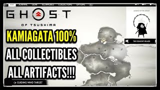 Ghost of Tsushima Kamiagata All Collectibles amp All Artifacts  100 Collectible Guide for Kamiagata [upl. by Ilehs54]