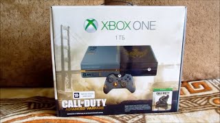 Распаковка Xbox One  Call of Duty Advanced Warfare Limited Edition [upl. by Neeruan750]