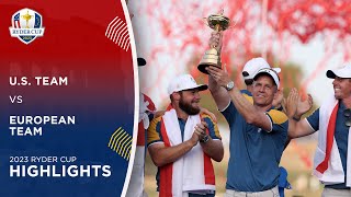 Full Event Highlights  2023 Ryder Cup [upl. by Nyrad914]