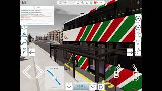 Roblox Canterbury bus simulator route 500 [upl. by Yruam]