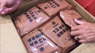 Chinese MRE Ration Delivery 11 16 17 [upl. by Romelda808]