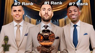 Ballon dor 2024 ► Power Rankings Update ● HD [upl. by Nirac]