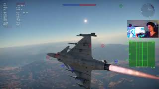 GripenC Warthunder  É Muita agilidade com rb99 [upl. by Drake]