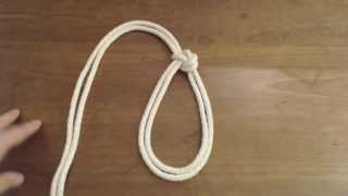 How to Tie Knots  Bowline on a Bight Loop in the Middle of a Rope [upl. by Latvina]