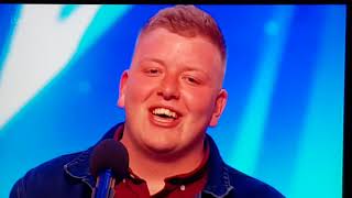 Gruffydd Wyn Roberts wows BGT judges and gets golden buzzer [upl. by Franza]