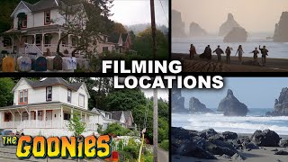 The Goonies 1985  FILMING LOCATION then and now Steven Spielberg [upl. by Rothwell]